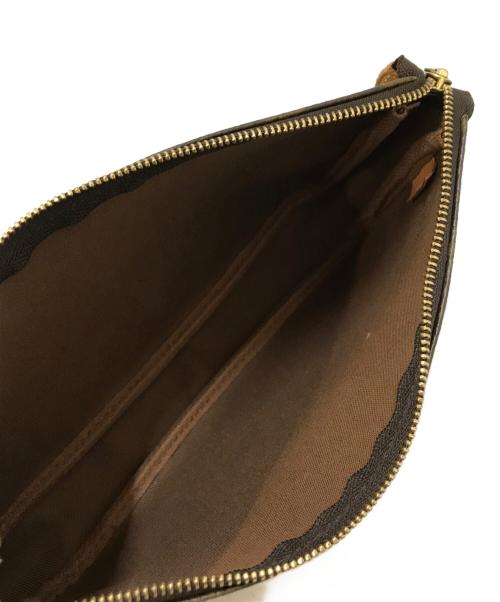 LOUIS VUITTON（ルイ ヴィトン）LOUIS VUITTON (ルイ ヴィトン) ポシェット・アクセソワール ハンドポーチ M51980 ブラウンの古着・服飾アイテム