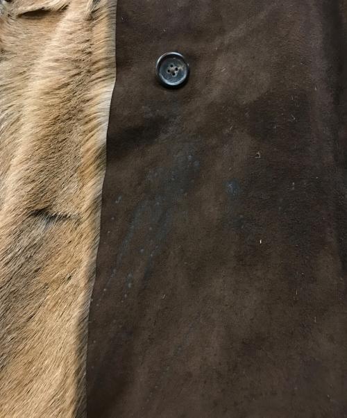 GUSHLOW&COLE（ガシュロウ＆コール）GUSHLOW&COLE (ガシュロウ＆コール) シープスキンコート ブラウン サイズ:Sの古着・服飾アイテム