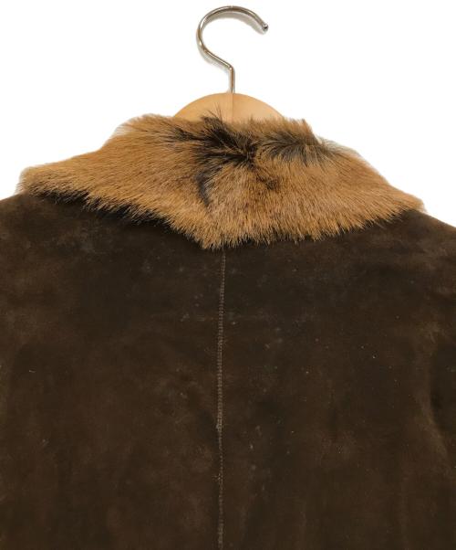 GUSHLOW&COLE（ガシュロウ＆コール）GUSHLOW&COLE (ガシュロウ＆コール) シープスキンコート ブラウン サイズ:Sの古着・服飾アイテム