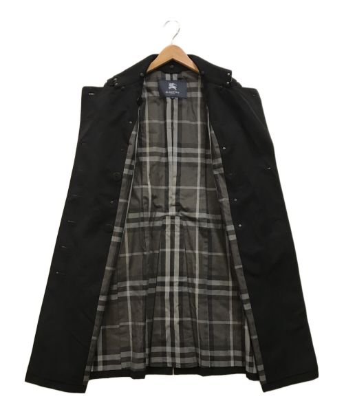 BURBERRY LONDON（バーバリーロンドン）BURBERRY LONDON (バーバリーロンドン) 裏地チェックトレンチコート ブラック サイズ:44の古着・服飾アイテム