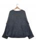 YOKE (ヨーク) ALPACA WOOL CARDIGAN RIB STITCH KNIT グレー サイズ:S：12000円