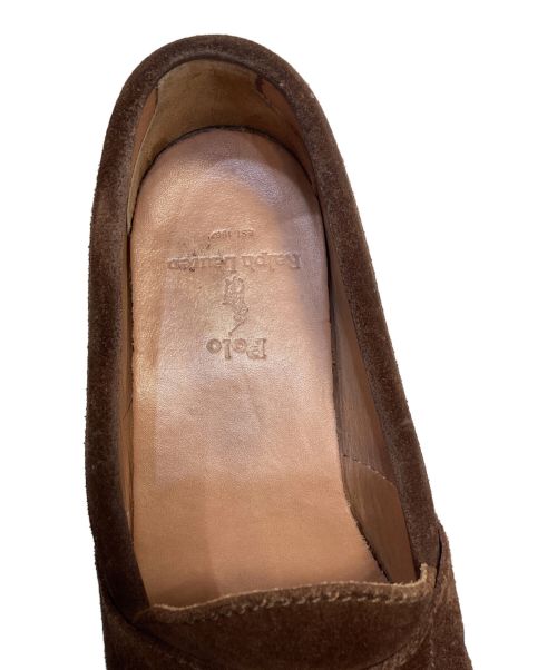 POLO RALPH LAUREN（ポロ・ラルフローレン）POLO RALPH LAUREN (ポロ・ラルフローレン) スウェードローファー ブラウン サイズ:8Dの古着・服飾アイテム
