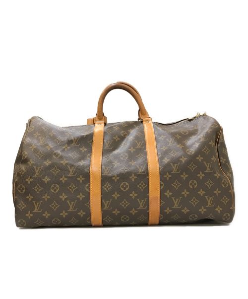 LOUIS VUITTON（ルイ ヴィトン）LOUIS VUITTON (ルイ ヴィトン) キーポル・バンドリエール50 ブラウン サイズ:50の古着・服飾アイテム