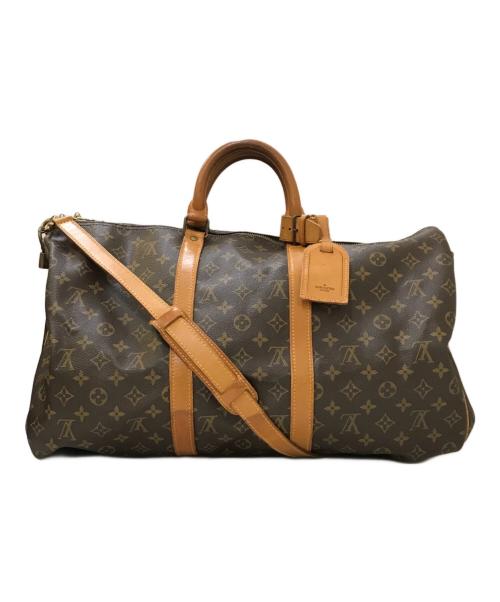 LOUIS VUITTON（ルイ ヴィトン）LOUIS VUITTON (ルイ ヴィトン) キーポル・バンドリエール50 ブラウン サイズ:50の古着・服飾アイテム