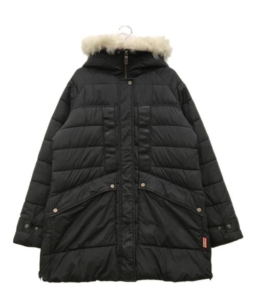 HUNTER（ハンター）HUNTER (ハンター) ダウンコート ブラック サイズ:XSの古着・服飾アイテム