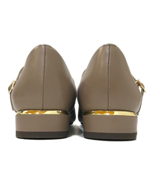 卑弥呼（ヒミコ）卑弥呼 (ヒミコ) フラットメリージェーンパンプス ベージュ サイズ:25.5㎝の古着・服飾アイテム