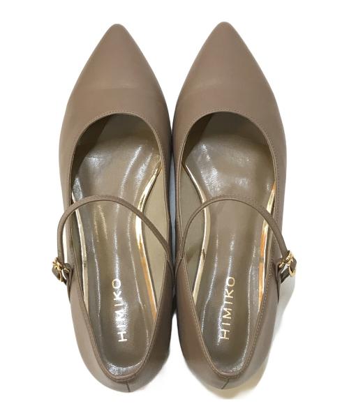 卑弥呼（ヒミコ）卑弥呼 (ヒミコ) フラットメリージェーンパンプス ベージュ サイズ:25.5㎝の古着・服飾アイテム