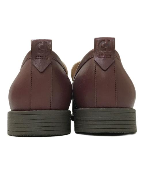 COLE HAAN（コールハーン）COLE HAAN (コールハーン) スタッシ ペニー ローファー ボルドー×ホワイト サイズ:25.5㎝の古着・服飾アイテム