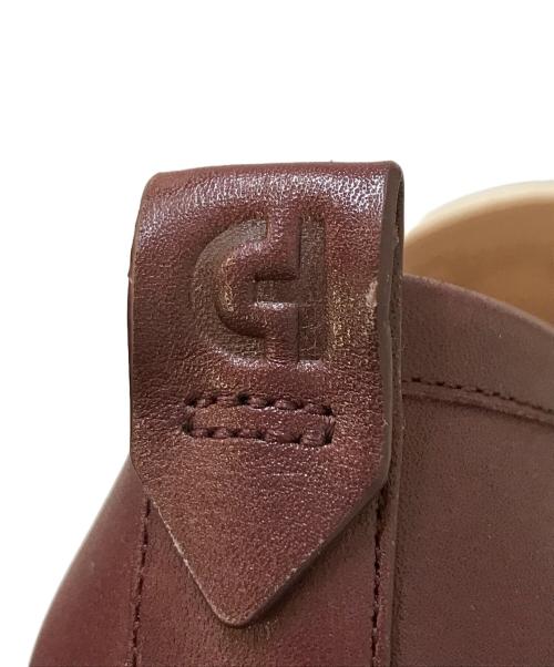 COLE HAAN（コールハーン）COLE HAAN (コールハーン) スタッシ ペニー ローファー ボルドー×ホワイト サイズ:25.5㎝の古着・服飾アイテム