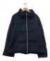 green label relaxing（グリーンレーベルリラクシング）の古着「シャギーダウンジャケット」｜ネイビー