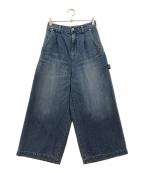 journal standard luxeジャーナルスタンダード ラックス）の古着「12OZデニム タックペインターパンツ」｜ブルー
