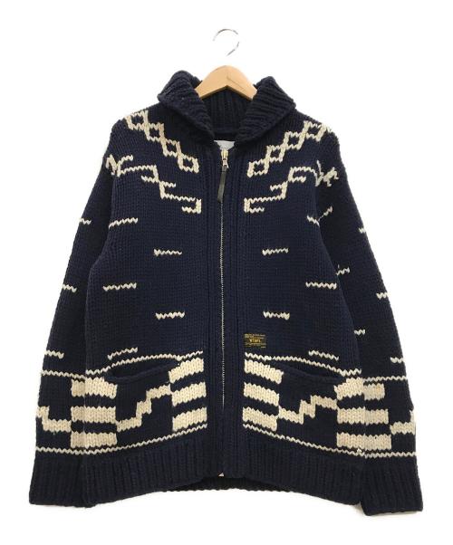 WTAPS（ダブルタップス）WTAPS (ダブルタップス) COWICHAN SWEATER ネイビー サイズ:1の古着・服飾アイテム