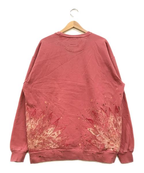 Rifatto（リファット）Rifatto (リファット) ヴィンテージ加工刺し子スウェット レッド サイズ:下記参照の古着・服飾アイテム