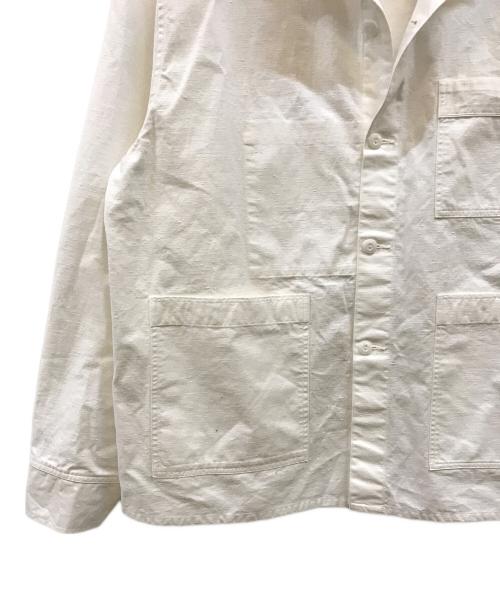 Maison Kinema（メゾン キネマ）maison kinema (メゾン キネマ) Cotton pajama shirt jacket ホワイト サイズ:Ｍの古着・服飾アイテム