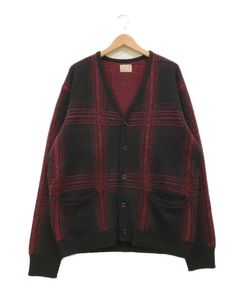 PABLO VINCI（パブロビンチ）PABLO VINCI (パブロビンチ) Mohair cardigan レッド サイズ:Lの古着・服飾アイテム