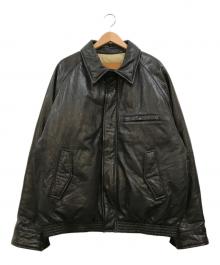 PABLO VINCI（パブロビンチ）の古着「Leather down jacket 2」｜ブラック