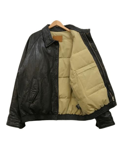 PABLO VINCI（パブロビンチ）PABLO VINCI (パブロビンチ) Leather down jacket 2 ブラック サイズ:Lの古着・服飾アイテム