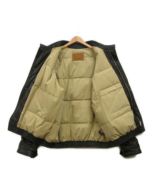 PABLO VINCI（パブロビンチ）PABLO VINCI (パブロビンチ) Leather down jacket 2 ブラック サイズ:Lの古着・服飾アイテム