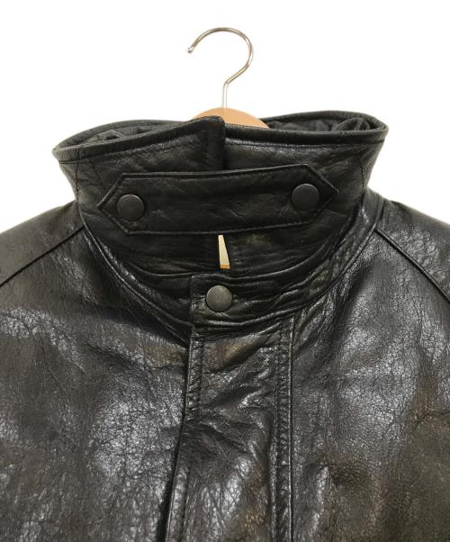 PABLO VINCI（パブロビンチ）PABLO VINCI (パブロビンチ) Leather down jacket 2 ブラック サイズ:Lの古着・服飾アイテム