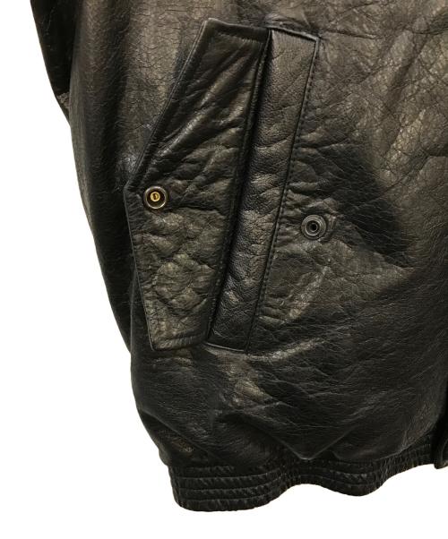 PABLO VINCI（パブロビンチ）PABLO VINCI (パブロビンチ) Leather down jacket 2 ブラック サイズ:Lの古着・服飾アイテム