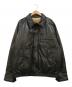 PABLO VINCI（パブロビンチ）の古着「Leather down jacket 2」｜ブラック