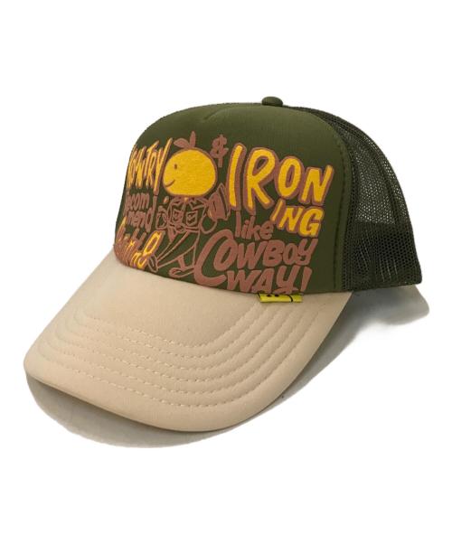 KAPITAL（キャピタル）KAPITAL (キャピタル) トラックキャップ グリーンの古着・服飾アイテム