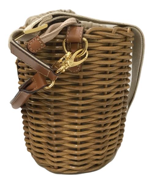 ATAO（アタオ）ATAO (アタオ) 2WAYカゴバッグ ブラウンの古着・服飾アイテム