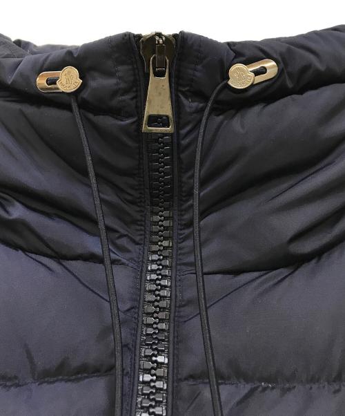 MONCLER（モンクレール）MONCLER (モンクレール) VIBURNUM 裾フリルダウンコート ネイビー サイズ:00の古着・服飾アイテム