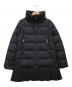 MONCLER（モンクレール）の古着「VIBURNUM 裾フリルダウンコート」｜ネイビー
