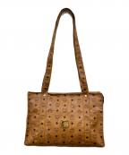 MCMエムシーエム）の古着「レザートートバッグ」｜ブラウン