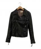）の古着「レザージャケット」｜ブラック