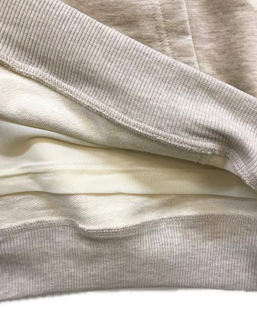 GRAF&WU（グラフアンドユー）GRAF&WU (グラフアンドユー) ゴーストワッペンプルオーバーパーカー ベージュ サイズ:Lの古着・服飾アイテム