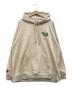 GRAF&WU（グラフアンドユー）の古着「ゴーストワッペンプルオーバーパーカー」｜ベージュ