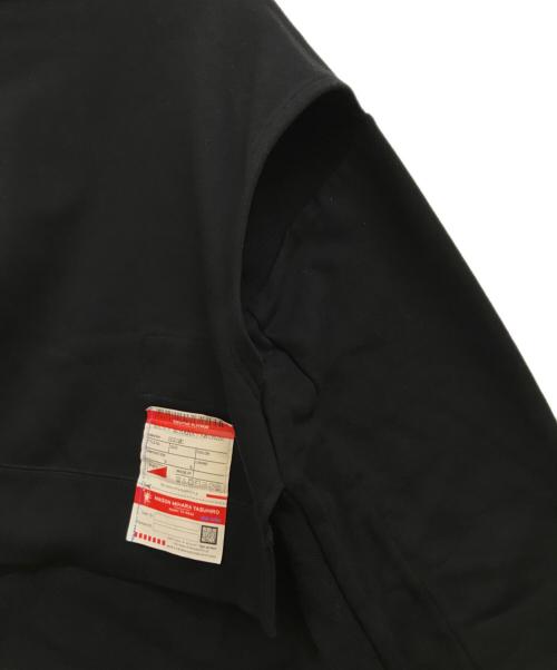 Maison MIHARA YASUHIRO（メゾン ミハラ ヤスヒロ）Maison MIHARA YASUHIRO (メゾン ミハラ ヤスヒロ) クロップド変形フェイクスリーブスウェット ブラック サイズ:Fの古着・服飾アイテム