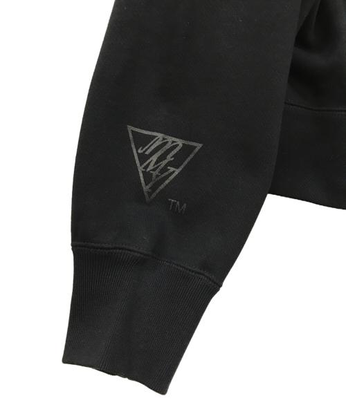 Maison MIHARA YASUHIRO（メゾン ミハラ ヤスヒロ）Maison MIHARA YASUHIRO (メゾン ミハラ ヤスヒロ) クロップド変形フェイクスリーブスウェット ブラック サイズ:Fの古着・服飾アイテム