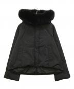 Pinky & Dianneピンキーアンドダイアン）の古着「ショートダウンジャケット」｜ブラック