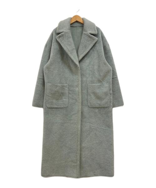 Ameri（アメリ）AMERI (アメリ) BLANKET LIKE FAKE MOUTON COAT グリーン サイズ:下記参照の古着・服飾アイテム