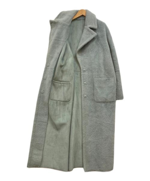 Ameri（アメリ）AMERI (アメリ) BLANKET LIKE FAKE MOUTON COAT グリーン サイズ:下記参照の古着・服飾アイテム