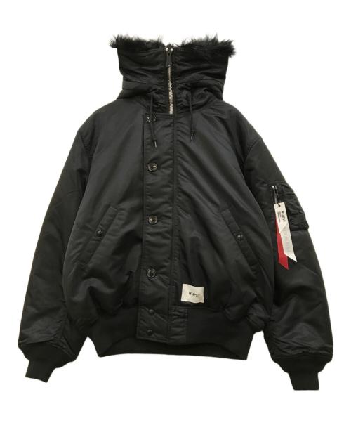 WTAPS（ダブルタップス）WTAPS (ダブルタップス) ALPHA (アルファ) N-2B コアスペック ジャケット ブラック サイズ:Lの古着・服飾アイテム