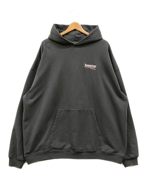 BALENCIAGA（バレンシアガ）BALENCIAGA (バレンシアガ) Large Fit Hoodie グレー サイズ:XSの古着・服飾アイテム