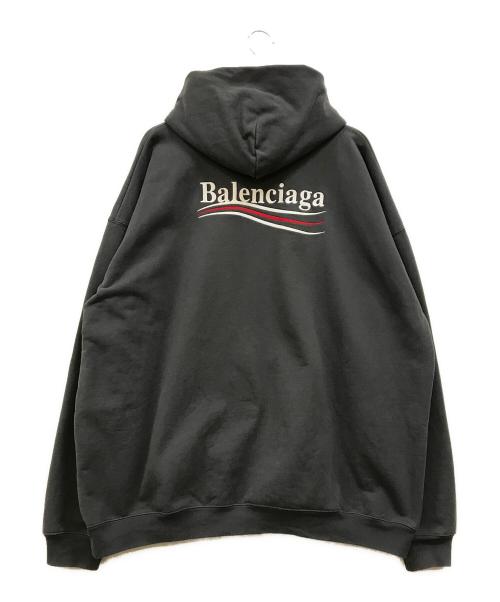 BALENCIAGA（バレンシアガ）BALENCIAGA (バレンシアガ) Large Fit Hoodie グレー サイズ:XSの古着・服飾アイテム
