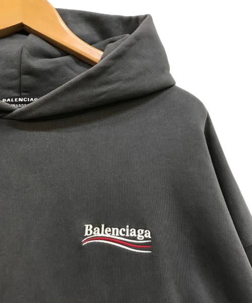 BALENCIAGA（バレンシアガ）BALENCIAGA (バレンシアガ) Large Fit Hoodie グレー サイズ:XSの古着・服飾アイテム