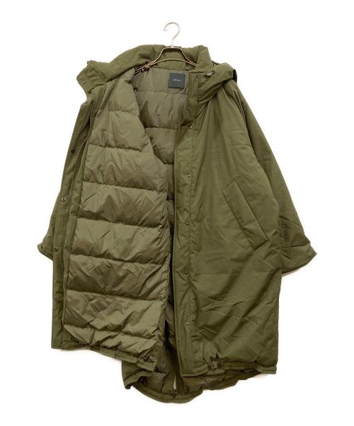 Spick and Span（スピックアンドスパン）Spick and Span (スピックアンドスパン) 撥水フーデッドダウンコート グリーン サイズ:38の古着・服飾アイテム