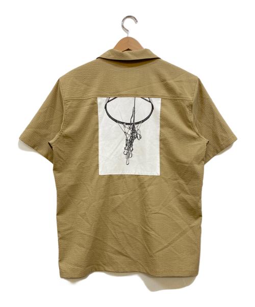 ballaholic（ボーラホリック）ballaholic (ボーラホリック) バックプリントシャツ ベージュ サイズ:Ｍの古着・服飾アイテム