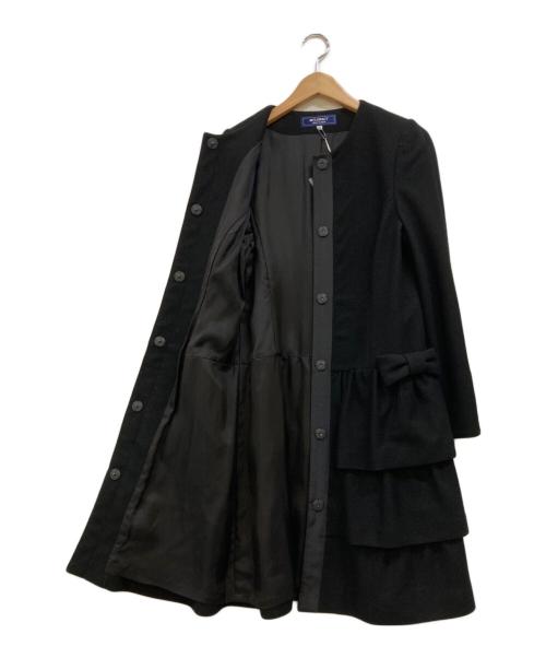 M'S GRACY（エムズグレイシー）M'S GRACY (エムズグレイシー) ビジューボタンウール ロングコート ブラック サイズ:40の古着・服飾アイテム