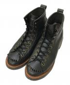 YUKETENユケテン）の古着「レザーブーツ」｜ブラック