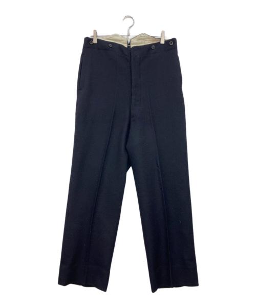 British Army（イギリス軍）British Army (ブリティッシュ アーミー) 40s OFFICERS TROUSERS ネイビー サイズ:NO.13の古着・服飾アイテム