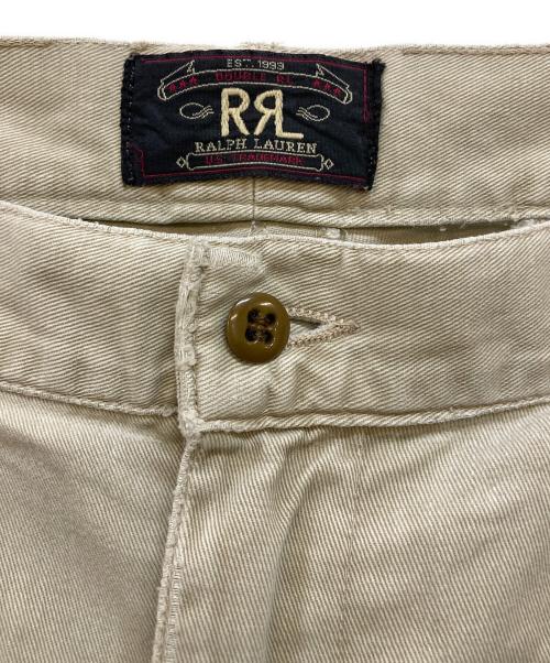RRL（ダブルアールエル）RRL (ダブルアールエル) 90s タックチノパンツ 三ツ星タグ ベージュ サイズ:下記参照の古着・服飾アイテム