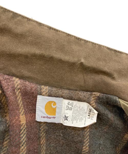 CarHartt（カーハート）CarHartt (カーハート) 裏地ブランケットダックカバーオール ベージュ サイズ:Lの古着・服飾アイテム