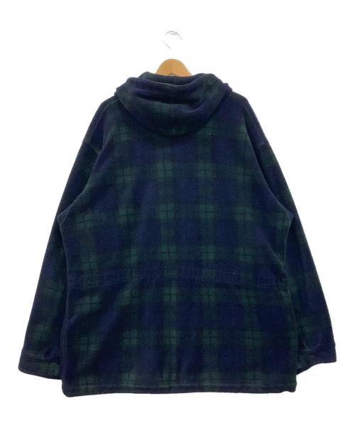 POLO RALPH LAUREN（ポロ・ラルフローレン）POLO RALPH LAUREN (ポロ・ラルフローレン) フリースブラックウォッチパーカー グリーン サイズ:Ｌの古着・服飾アイテム